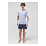 Pijama Masculino Curto Em
