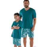 Pijama Masculino Folhagem Demillus 220435