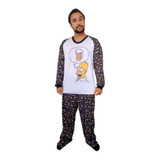 Pijama Masculino Homer Simpson Longo