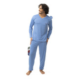 Pijama Masculino Longo Liso