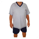 Pijama Masculino Manga Curta