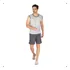 Pijama Masculino Verão Blusa Regata E Short Curto Sem Manga