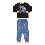 Pijama Meia Malha Penteada