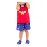Pijama Menina Criança Infanto Manga Regata Short Estampado
