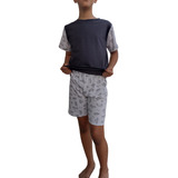 Pijama Menino Malha 100