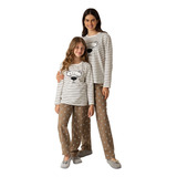 Pijama Moletinho Flanelado Mae