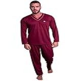 Pijama MVB Modas Longo Adulto Masculino Manga Comprida E Calça