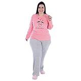 Pijama Plus Size Mullet Plush Comprido