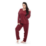 Pijama Soft Adulto Feminino Promoção Outono/inverno Frio