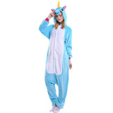 Pijama Unicórnio Infantil Adulto Macacão Kigurumi Cosplay