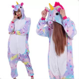 Pijama Unicórnio Kigurumi Cosplay Adulto P