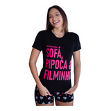 Pijama Verão Feminino Curto Pipoca Empório