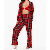 Pijama Victorias Secret Flanelado