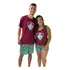 Pijamas Casal Verão Times Cariocas Em Malha Baby Doll 