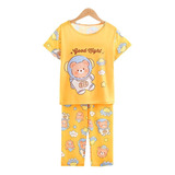 Pijamas Infantis De Manga