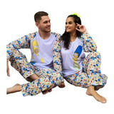 Pijamas Longo Kit Família Com 5