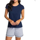 Pijamas Lupo Feminino 100 Algodão Conjunto Curto 24456