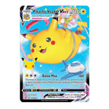 Pikachu Voador V-max Foil Pokémon Carta Em Português 7/25