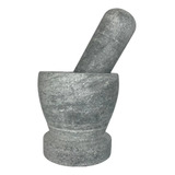 Pilão P C Socador Pedra Sabão Com Base Cozinha Temperos 009