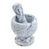 Pilao Pedra Marmore Socador Alho Macerar Tempero 13cm