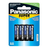 Pilha Aa Panasonic Super Hyper Um
