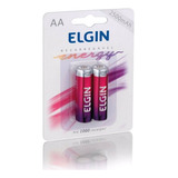 Pilha Aa Recarregavel Elgin