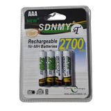 Pilha Aaa 2700 Mah Recarregável C