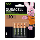 Pilha Aaa Duracell Rechargeable