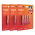 Pilha Aaa Palito Elgin Cilíndrica - Kit De 4 Unidades