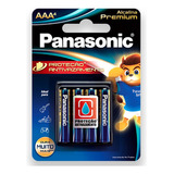 Pilha Aaa Premium Panasonic Alcalina Bateria