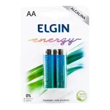 Pilha Alcalina Aa Elgin