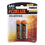 Pilha Alcalina Aa Foxlux