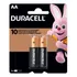 Pilha Alcalina Aa Pequena Duracell Com 2 Unidades