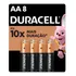 Pilha Alcalina Aa Pequena Duracell Com 8 Unidades