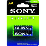Pilha Alcalina Aa Sony Lr6 2 Unid