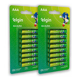 Pilha Alcalina Aaa Elgin