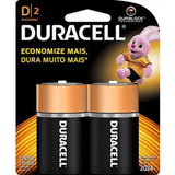 Pilha Alcalina Duracell Grande