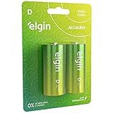 Pilha Alcalina Grande Elgin