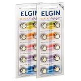 pilha alcalina elgin bateria unidades