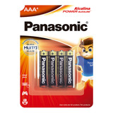 Pilha Alcalina Palito Aaa Panasonic cart Com 04 Unidades