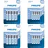 Pilha Alcalina Philips Kit Com 8aa Mais 8aaa 1.5v