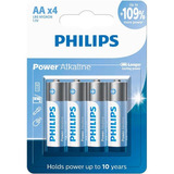 Pilha Alcalina Philips Pequena Aa 1