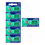 Pilha Bateria 399 395 Sr927 Relógios Murata Com 20 Unidades