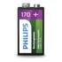 Pilha Bateria 9v Recarregável Ideal P/equipamentos Micofones
