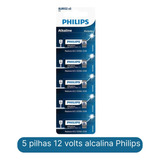 Pilha Bateria A23 12v Philips Cartela