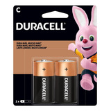 Pilha Duracell Alcalina Média C Combo