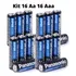 Pilha Palito Aaa 16un + Aa 16un Panasonic Comum Original Kit