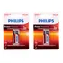 Pilha Palito Aaa Alcalina Philips 04 Unid - Kit 2 Cartelas 