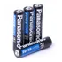 Pilha Palito Aaa Panasonic Comum 3a Cartela C/ 4 Unidades 
