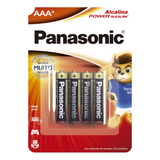 Pilha Panasonic Aaa Palito Power Alkaline 4un 1x48 